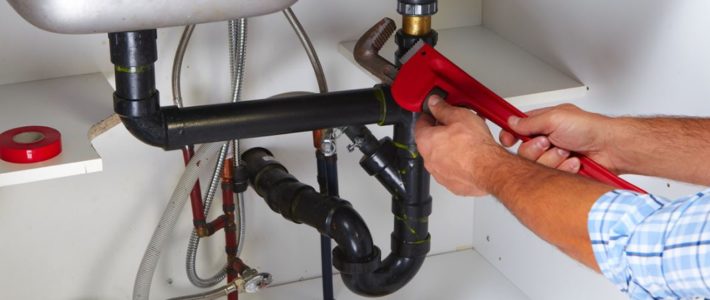 plumber at work